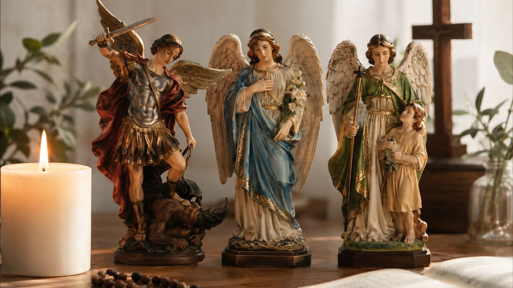 Las oraciones a los arcángeles Miguel, Gabriel y Rafael que puedes rezar para pedir protección, guía, salud y fortaleza