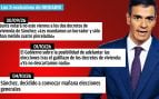 El anuncio presidencial de elecciones en tres exclusivas adelantadas por OKDIARIO de miércoles a domingo