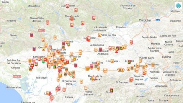 precio gasolina 10 octubre Andaluc&iacute;a