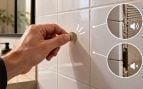 Truco moneda albañiles, truco de los albañiles para saber si el alicatado está bien, cómo revisar los azulejos, cómo revisar los azulejos del baño, truco de los albañiles para alicatado perfecto.