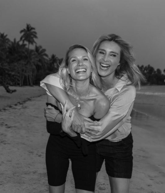 Sandra Barneda con su pareja, Pascalle Paerel. (Instagram)