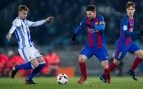 David Concha y Messi (Getty).