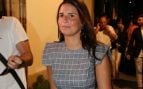 Tana Rivera apuesta por un vestido de cuadros de firma española para acompañar a Roca Rey en la Maestranza