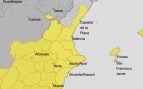 Alerta amarilla en la Comunidad Valenciana: la AEMET avisa de lluvias, tormentas y granizo