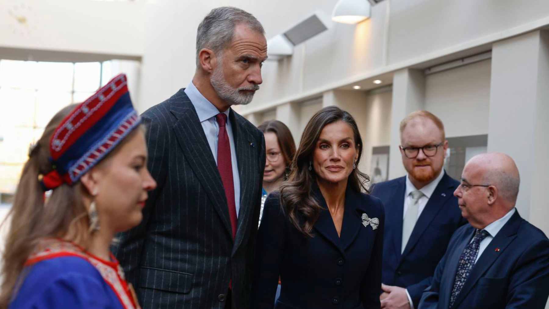 Los Reyes Felipe y Letizia en su viaje de Estado en Finlandia. (Foto: EFE)