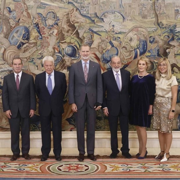 Mercedes Sánchez Navarro durante la entrega del Premio Enrique V. Iglesias al Desarrollo del Espacio Empresarial Iberoamericano. (Foto: Casa Real)