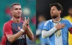 Cristiano Ronaldo y Leo Messi (Getty)