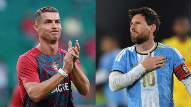 Cristiano Ronaldo meghajolt Messi előtt az argentin válogatottól való visszavonulása alkalmából