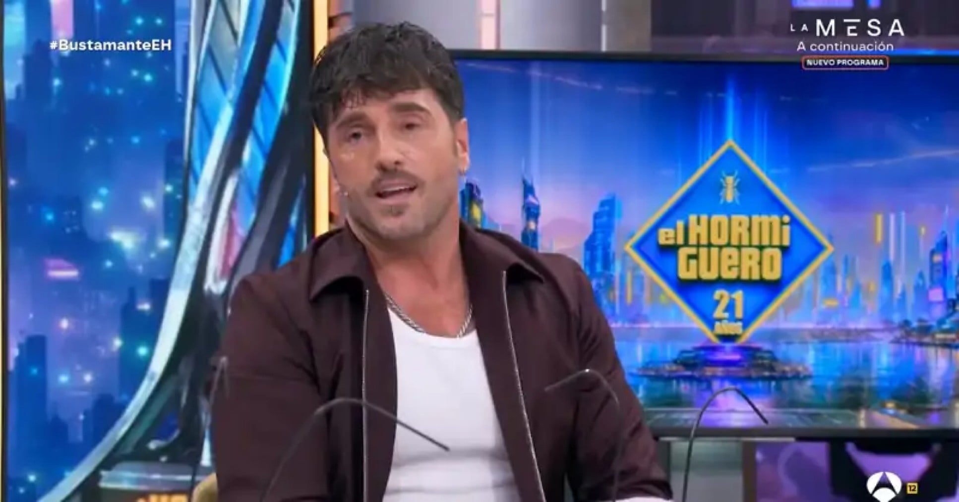 David Bustamante en ‘El Hormiguero’ (Atresmedia).