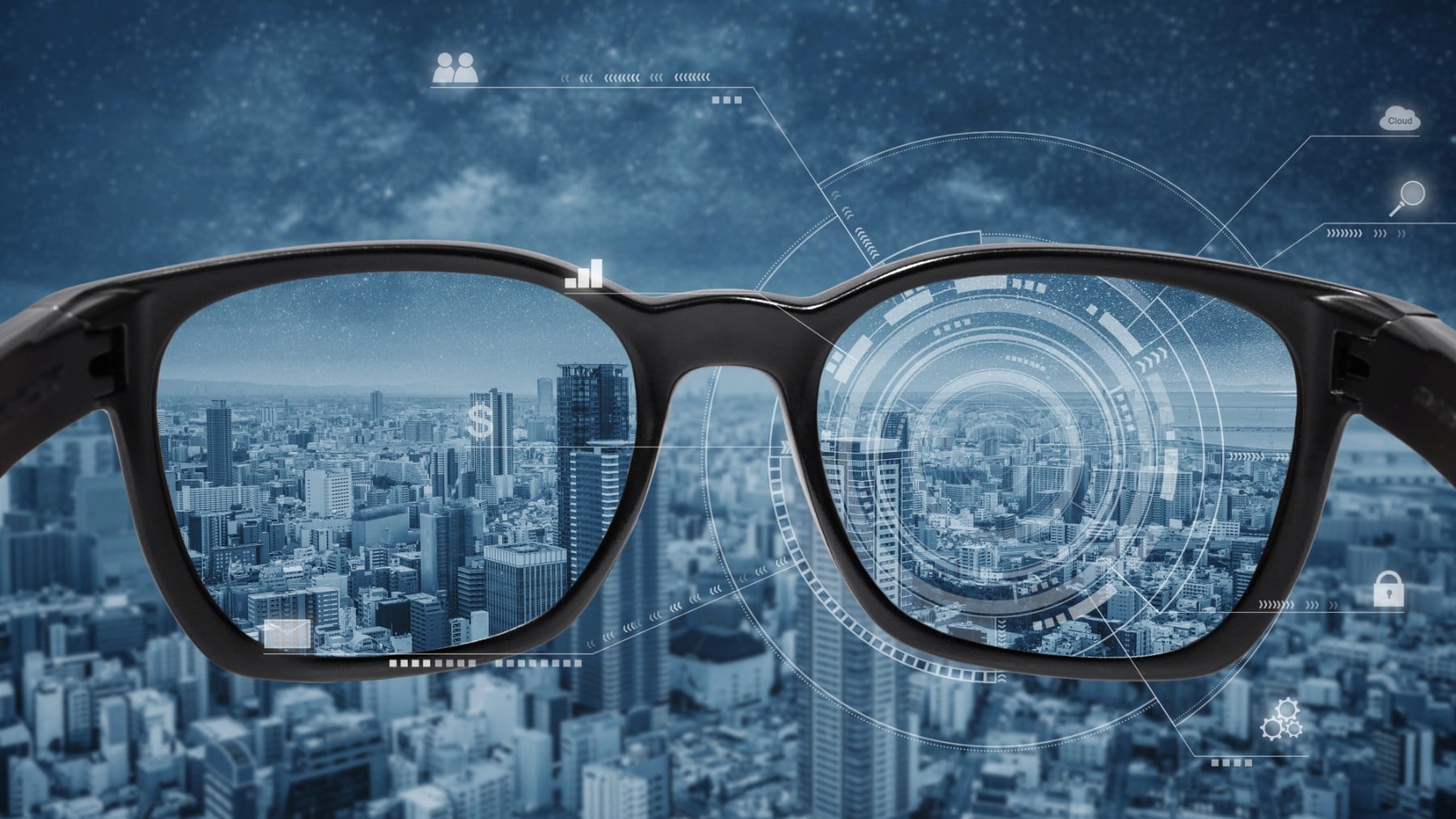 Una gafas inteligentes que mirarán a través de las ciudades.