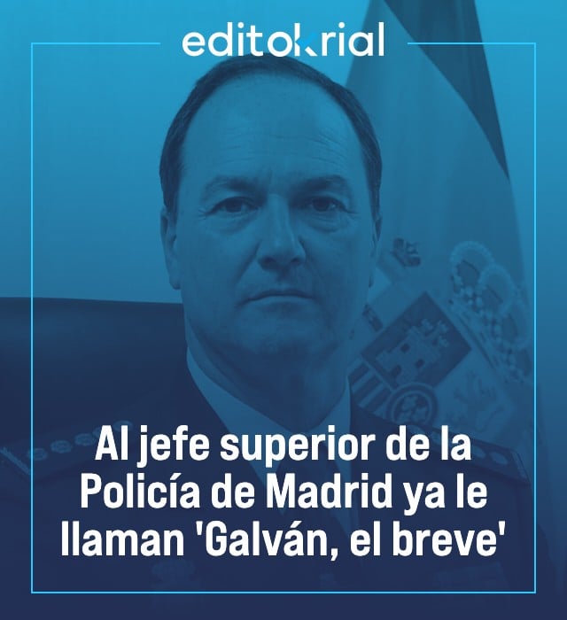 Al jefe superior de la Policía de Madrid ya le llaman