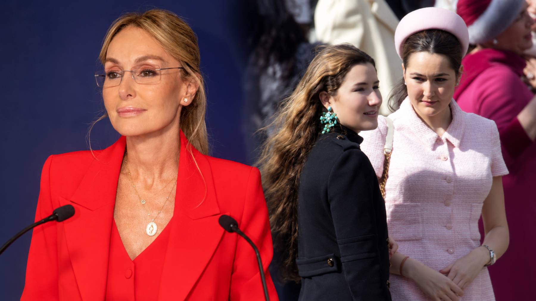 Esther Alcocer Koplowitz y sus dos hijas, Carmen y Esther. (Foto: Europa Press)