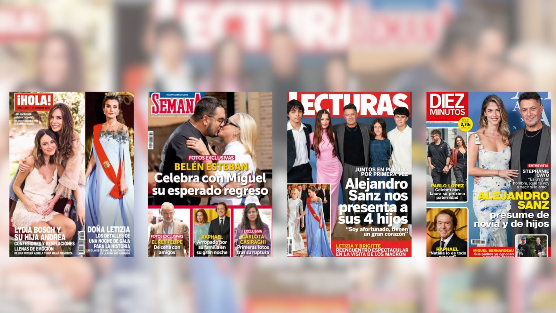 Las portadas de la semana. (Fotos: Redes Sociales)