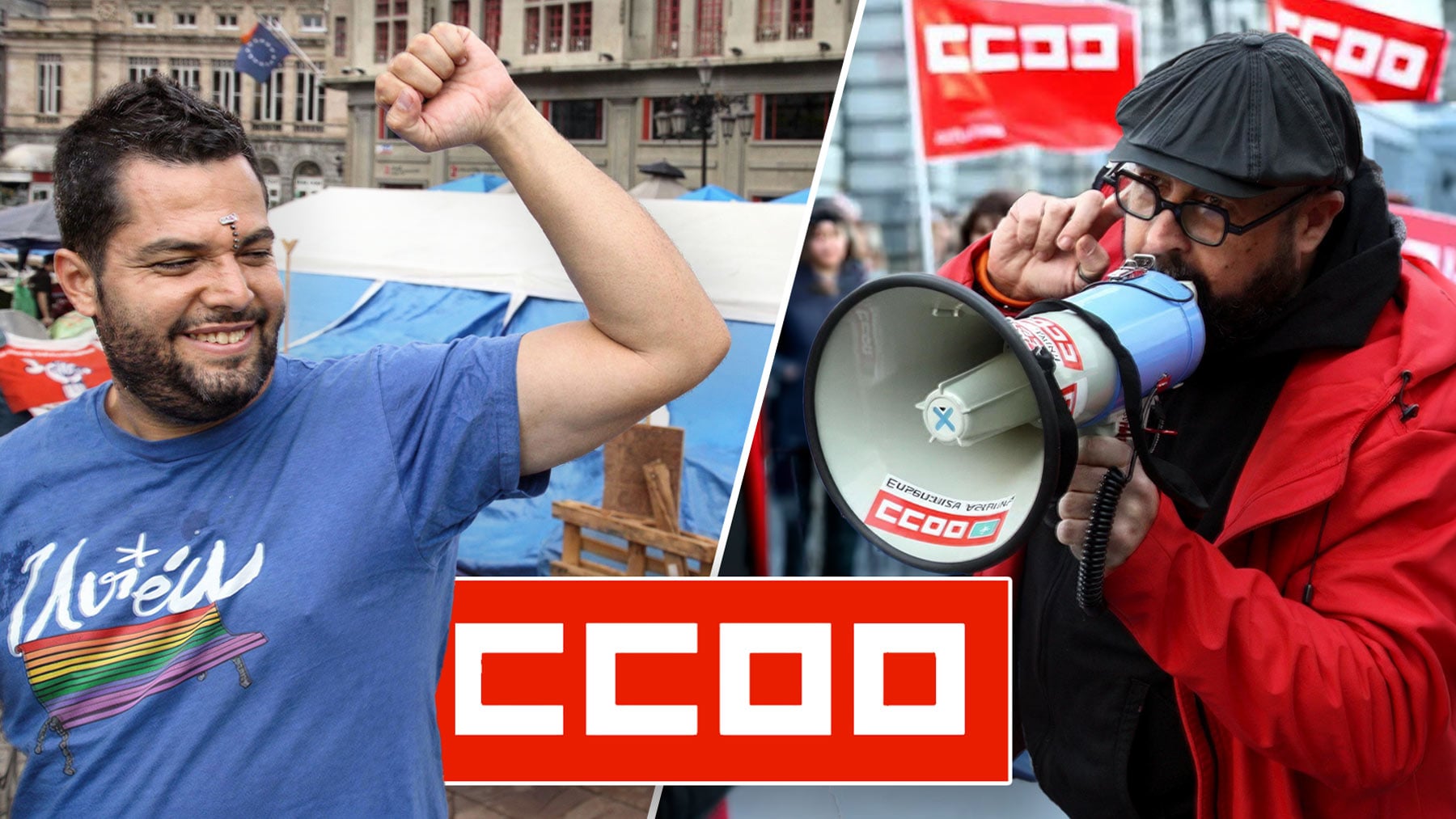 El negocio del acampado izquierdista Rubén Rosón: CCOO ofrece un 15% de rebaja a los afiliados que se alojen en sus casas turísticas
