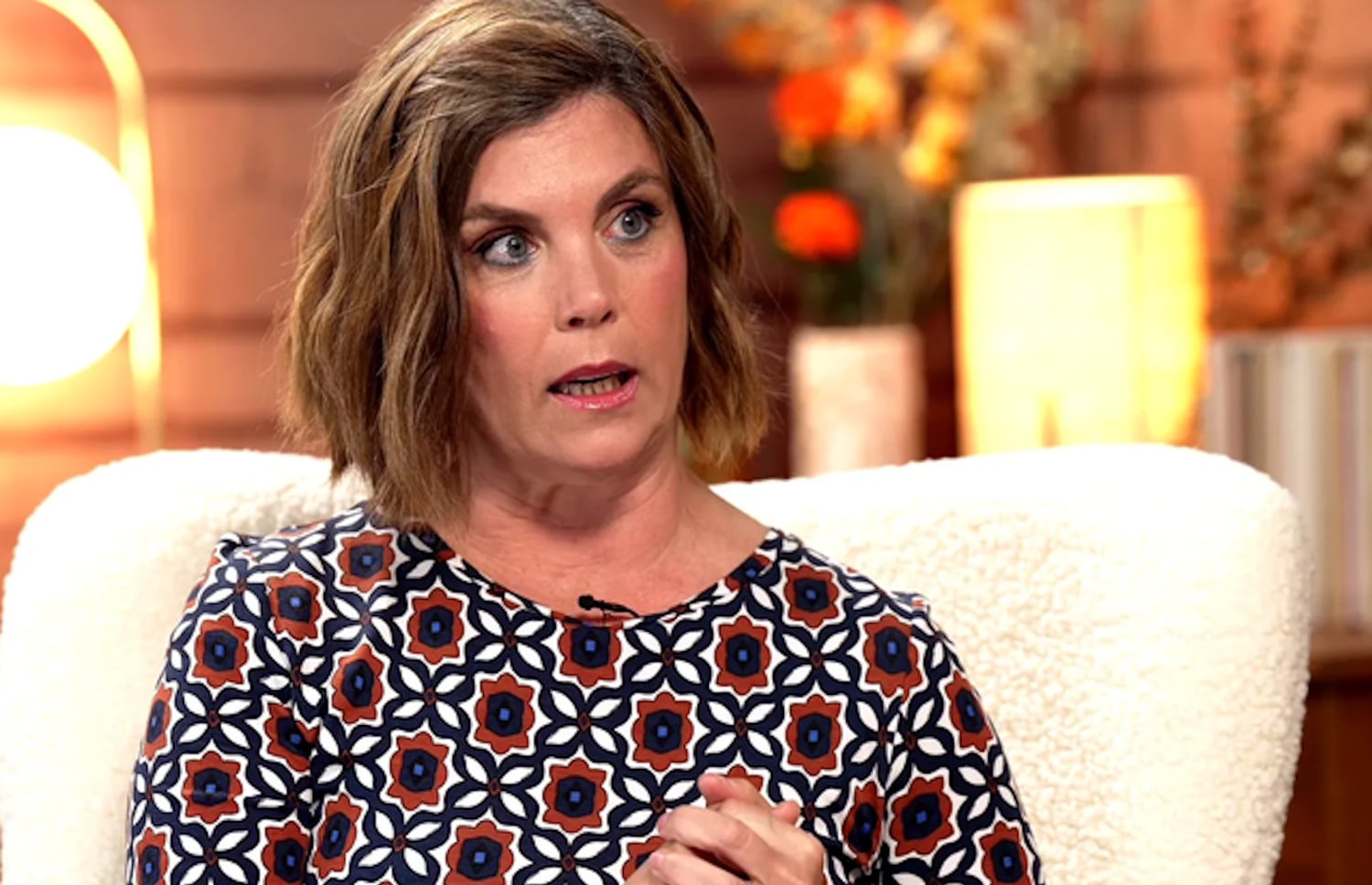 Samanta Villar en televisión. (Foto: Mediaset)