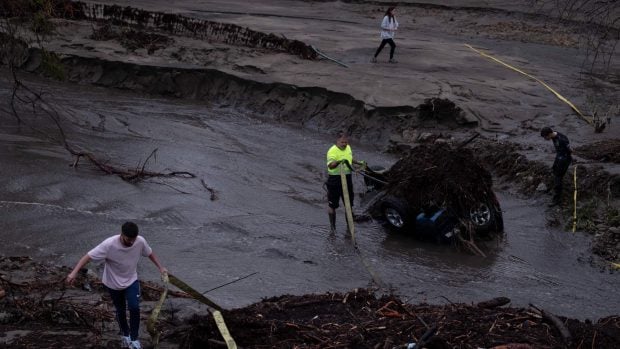 Burgohondo incendio lluvia otoño