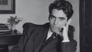 Federico García Lorca. Imagen generada con IA.