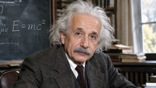 Albert Einstein. Imagen generada por IA.
