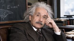 Albert Einstein. Imagen generada por IA.