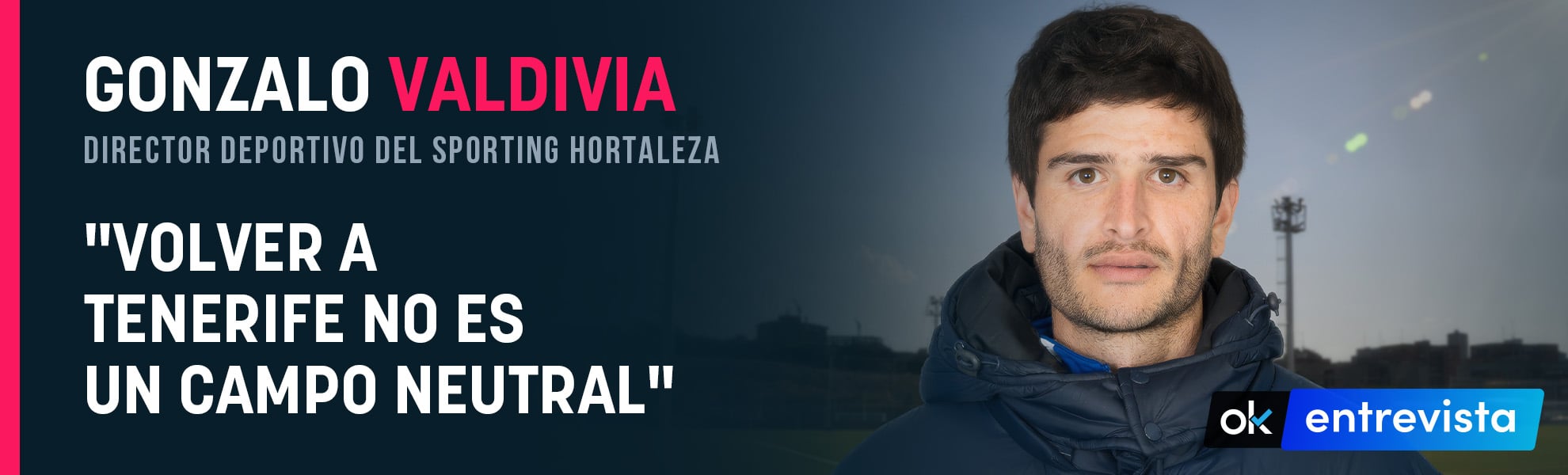 Gonzalo Valdivia, director deportivo del Sporting Hortaleza: Volver a Tenerife no es un campo neutral