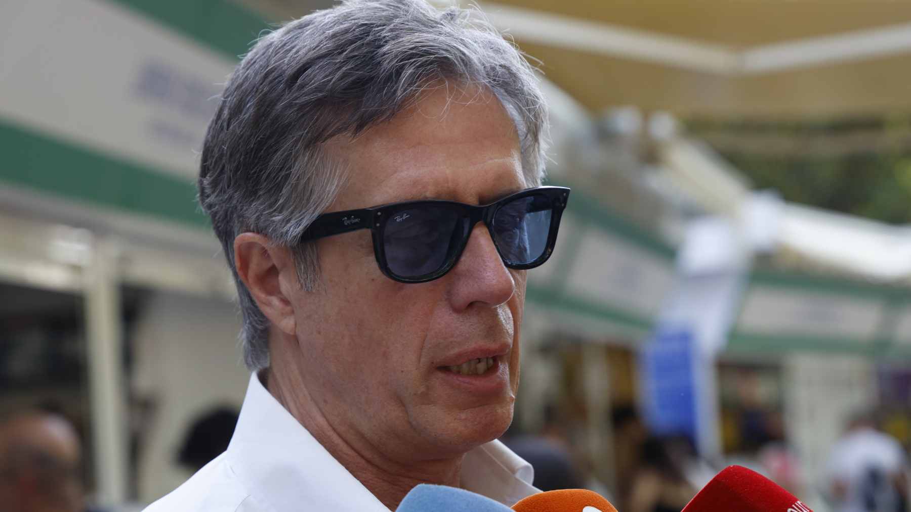 Carlo Costanzia di Costigliole en la Feria del libro de Madrid. (Foto: Europa Press)