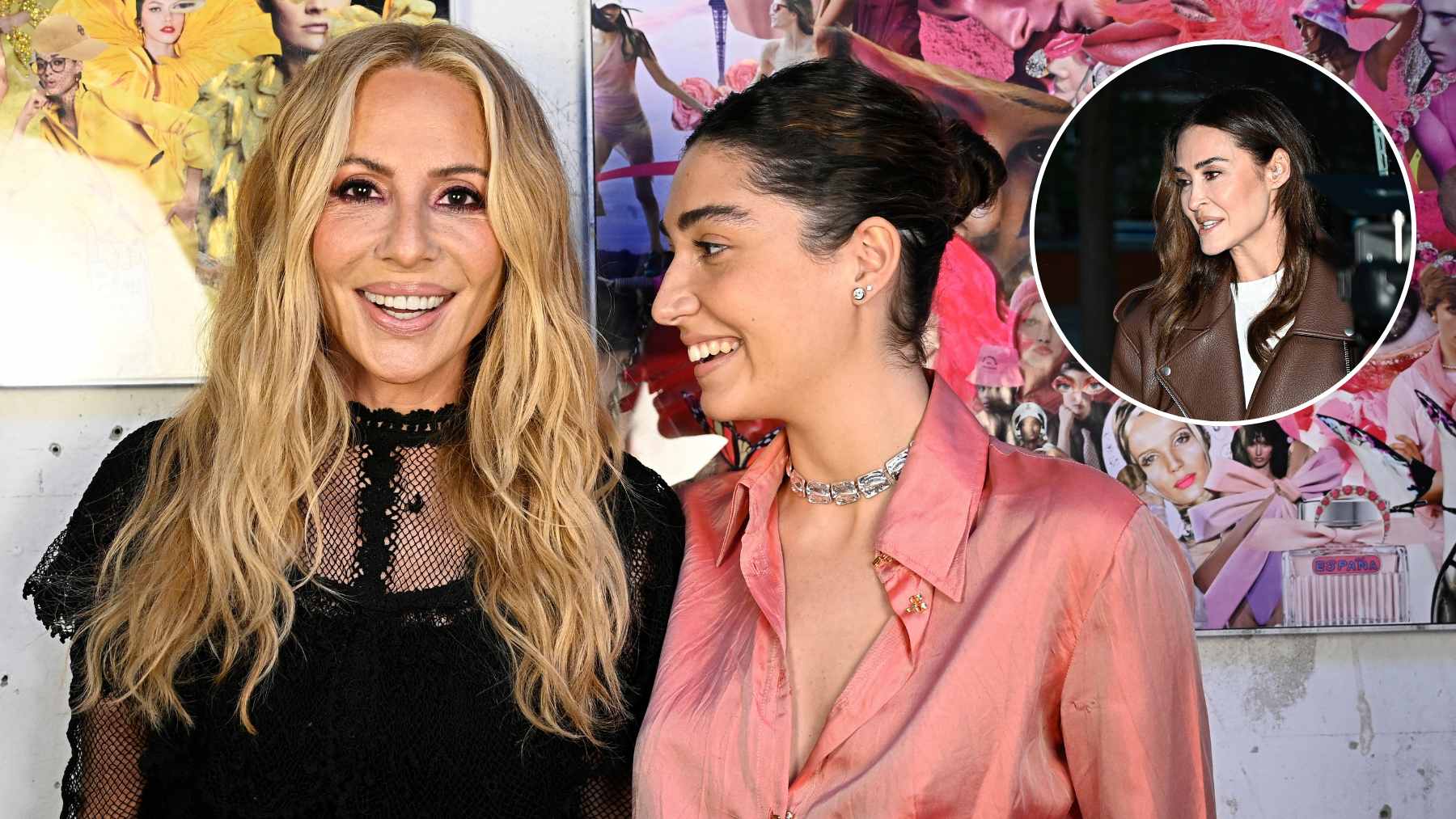 Marta Sánchez junto a su hija y Vicky Martín Berrocal. (Foto: Europa Press)