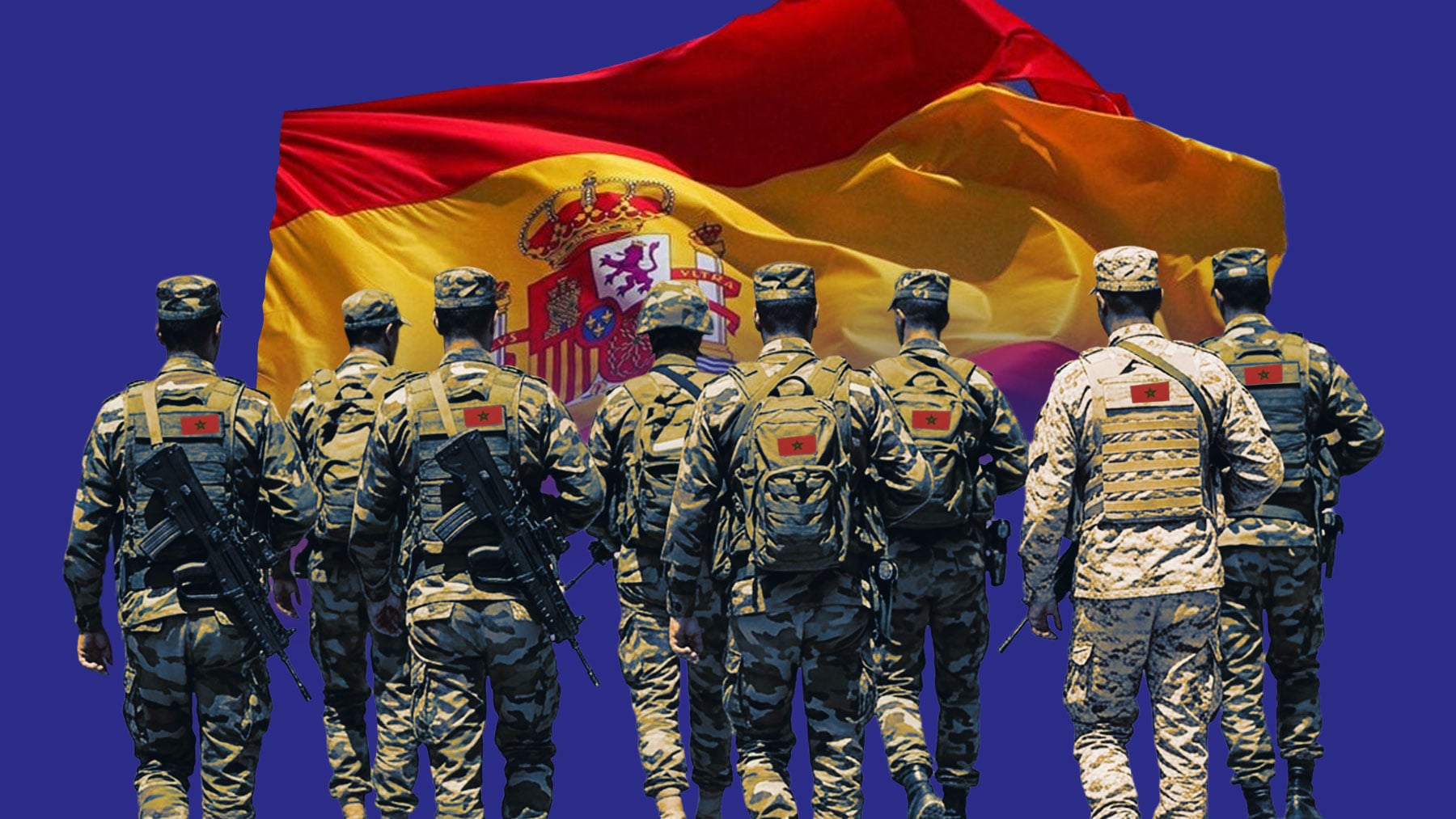 Militares marroquíes que entraron en Ceuta con la invasión pedirán asilo alegando represalias por la deserción