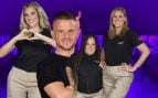 Montaje de imágenes de Ivana Icardi, Arkano, Chiqui y María Jesús Ruiz (Fotos: Mediaset).