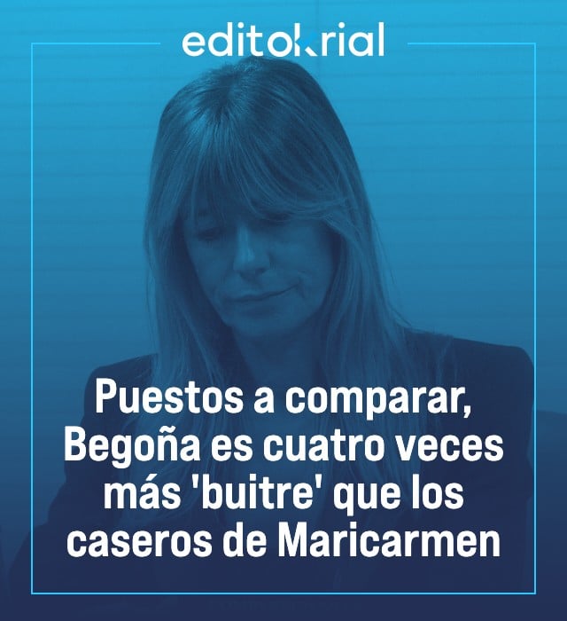 Puestos a comparar, Begoña es cuatro veces mas