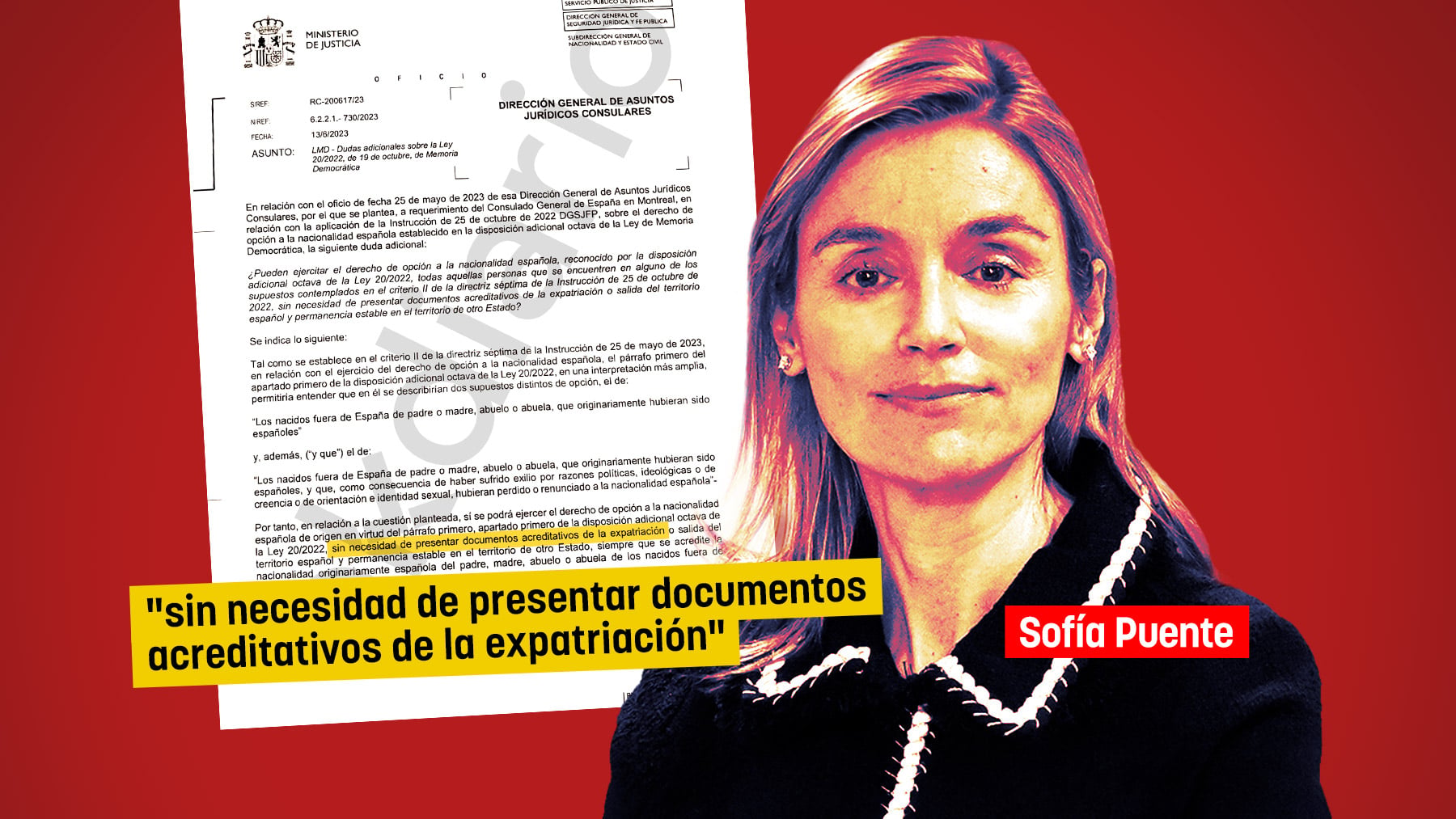 La orden inédita del Gobierno para dar el derecho a voto a los falsos nietos del exilio: Basta que el abuelo sea español