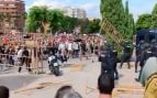 policía, protestas, vivienda, Maricarmen