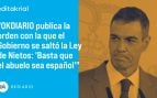El Gobierno se saltó la Ley de Nietos para defender su «espíritu»