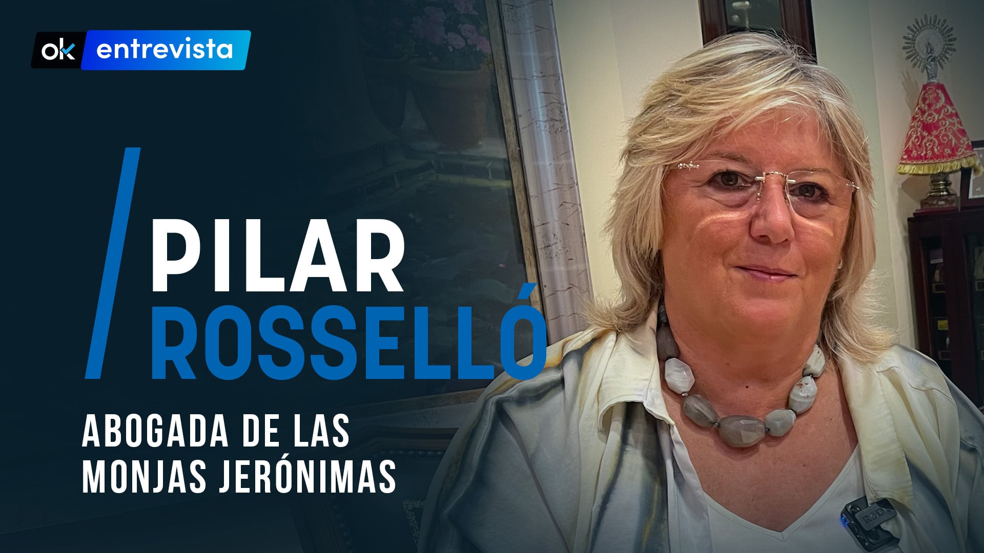 Pilar Rosselló: La postura del Obispado de Mallorca con Sant Jeroni ha sido altamente perjudicial para la Iglesia