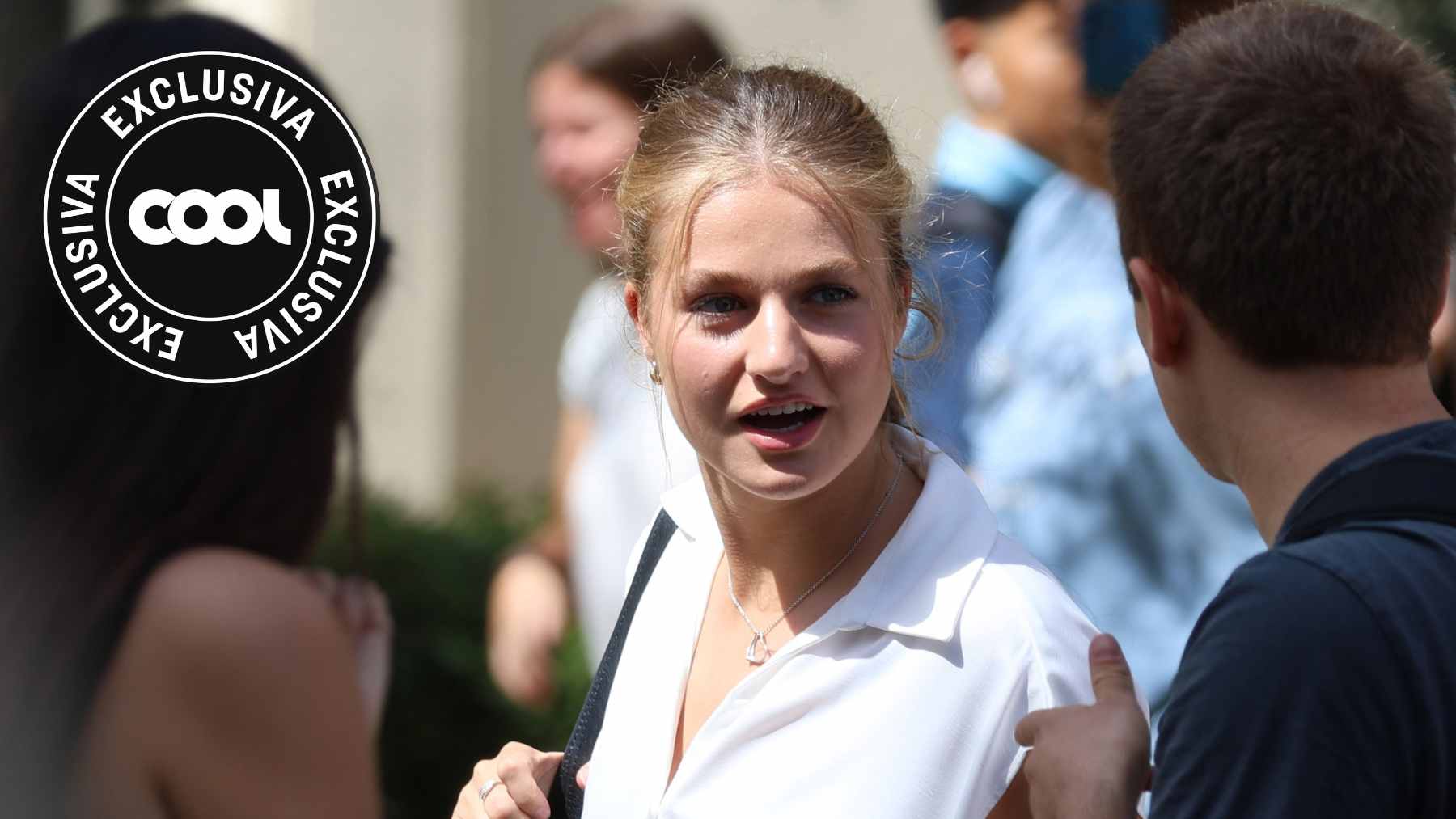 La princesa Leonor en la universidad. (Foto: Europa Press)