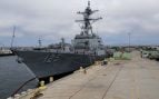 El destructor Flight III USS Jack H. Lucas amarrado en San Diego