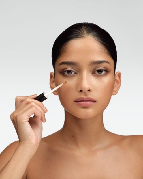 Maquillaje, ojeras, rostro