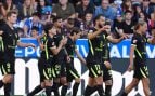 El Atlético de Madrid celebra un gol frente al Alavés