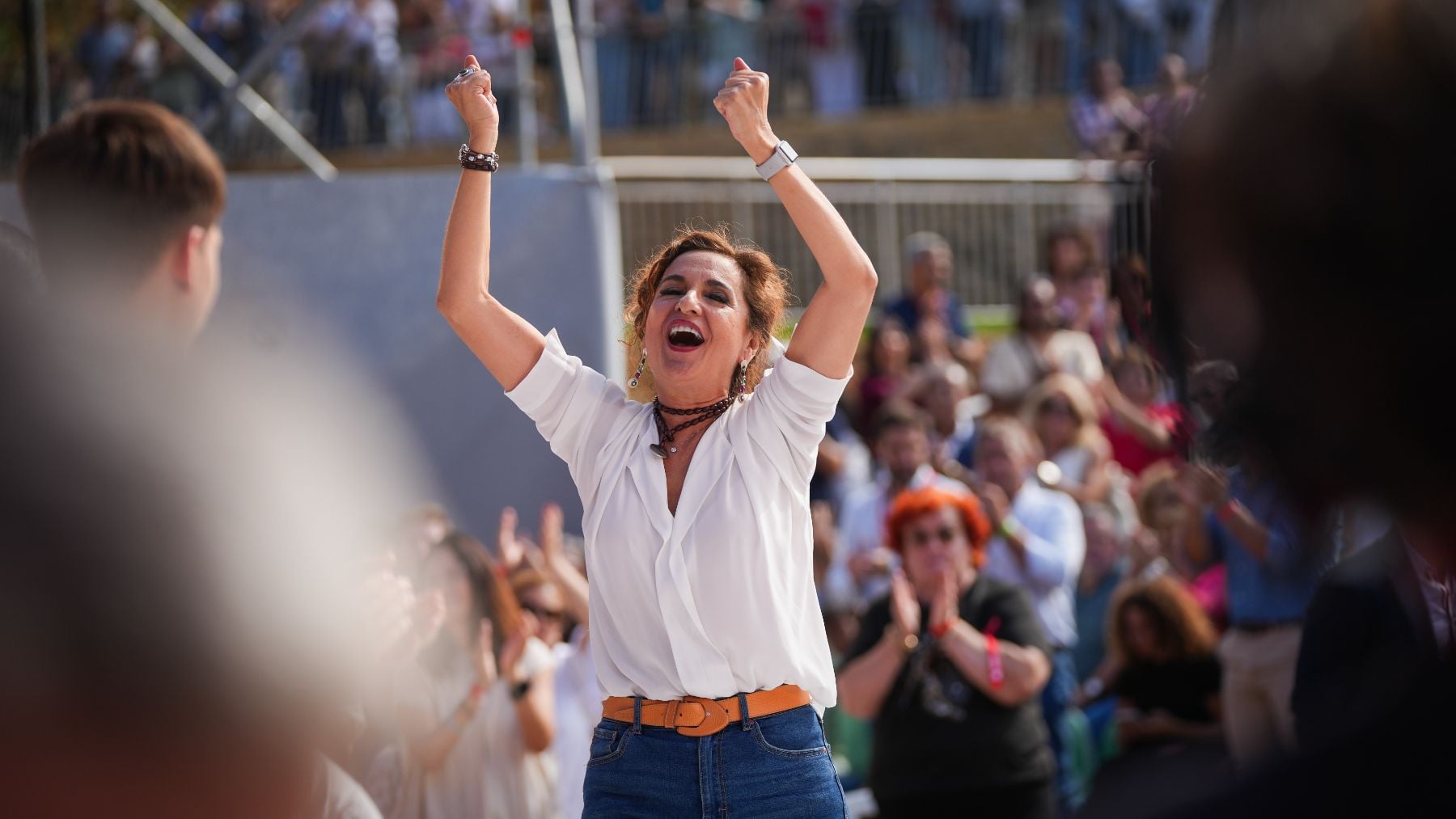 María Jesús Montero alaba a la imputada Begoña Gómez: Gracias por apoyarle siempre y ser fuerte