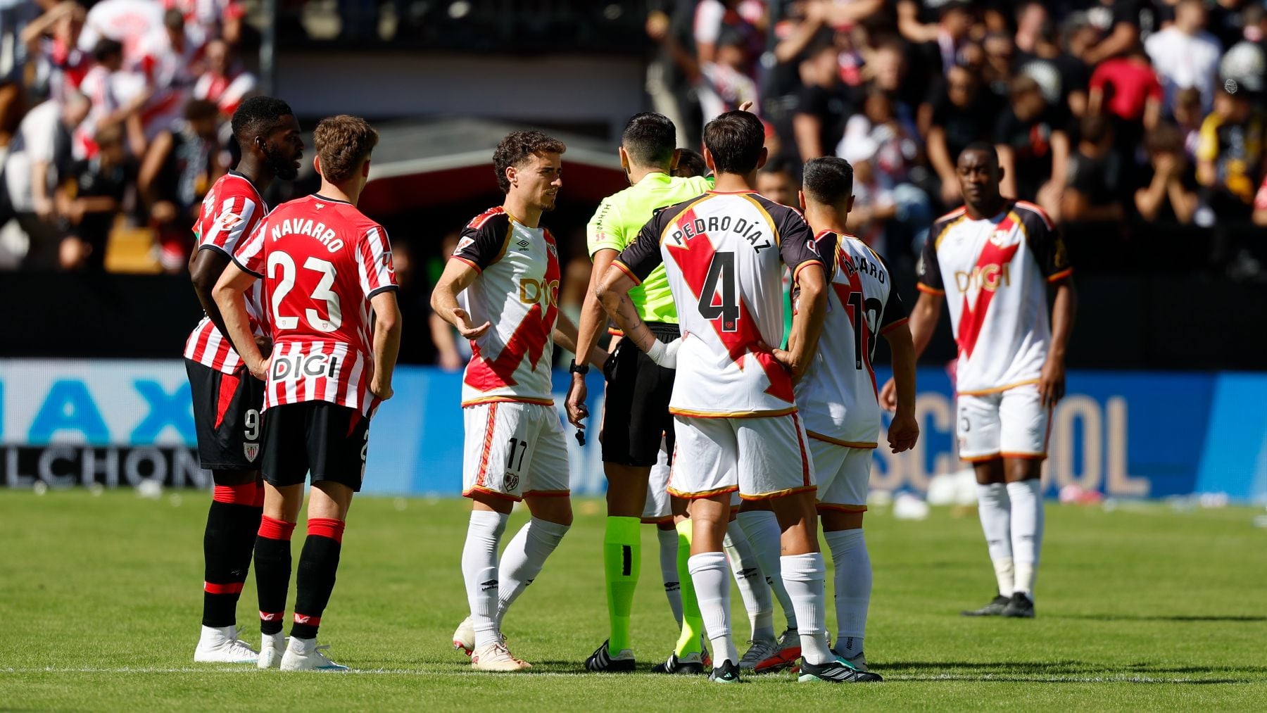 El Rayo Vallecano-Athletic se aplaza y queda sin fecha al no haber acuerdo para su celebración el domingo