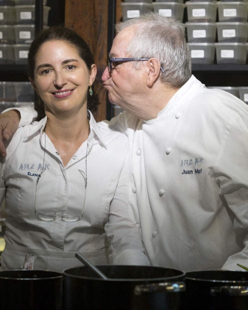 Elena Arzak y Juan Arzak