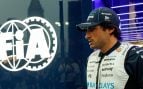 Carlos Sainz y la FIA en el GP de Singapur de F1