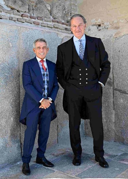 El Turronero y Bertín Osborne de boda
