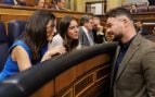 Montero, Belarra y Rufián hablando en el Congreso. (Ep)