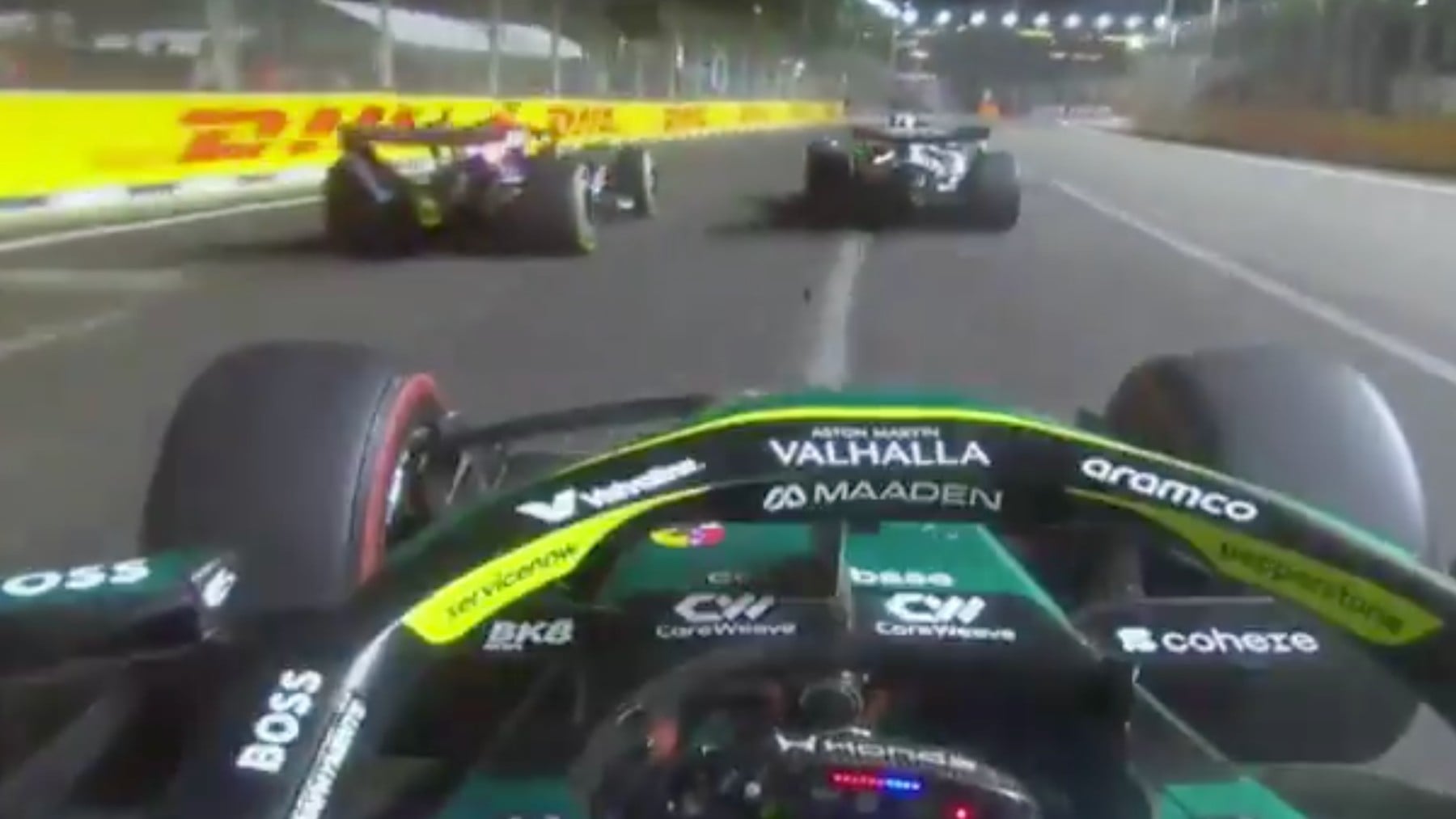 Alonso pierde la paciencia con el motor Honda en el GP de Singapur: Es tan ridículo