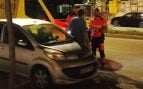 atacan gas pimienta conductor palma