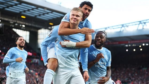 Gólgazdag győzelmet aratott az Anfielden a Manchester City