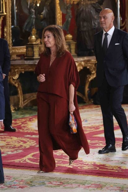 Ana Rosa Quintana en el Palacio Real