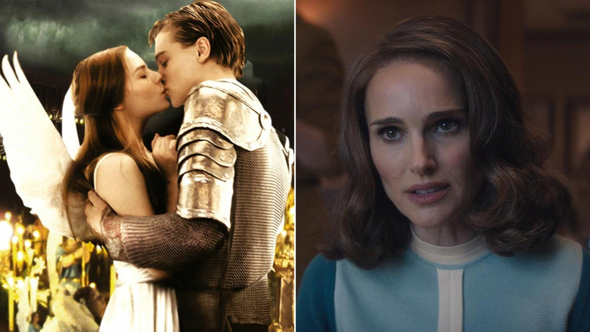‘Romeo + Julieta de William Shakespeare’ (20th Century Fox) y Natalie Portman en ‘La dama del lago’ (Apple TV).