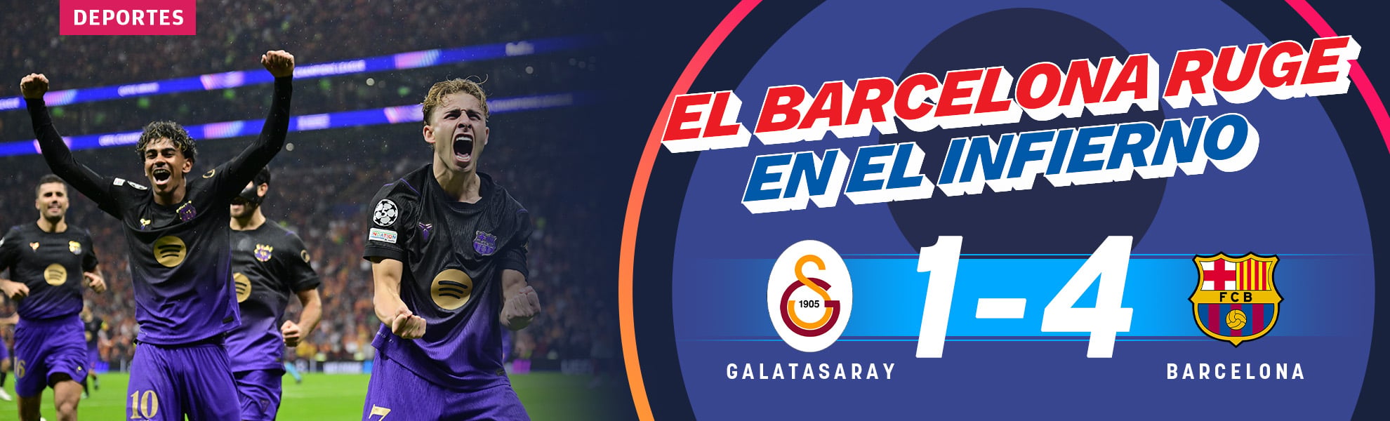 El Barcelona ruge en el infierno