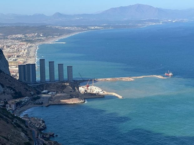 East Side Gibraltar Marina Bay Foto Verdemar